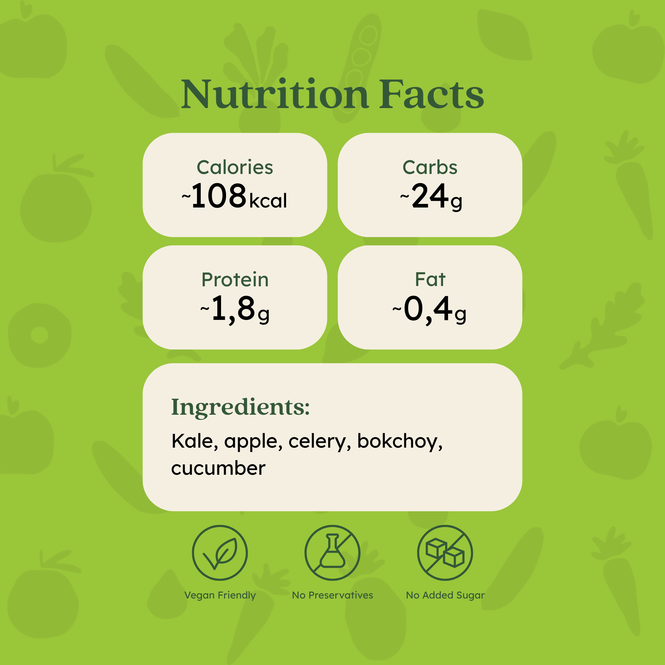 Green Cleanse nutritional photo