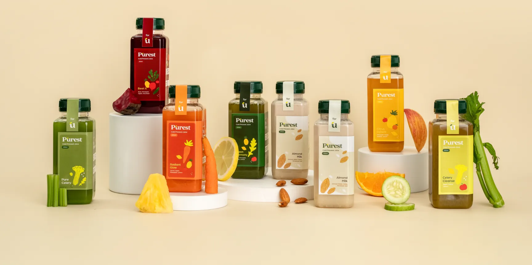 Botol cold-pressed juice PUREST